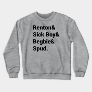 Trainspotting List Crewneck Sweatshirt